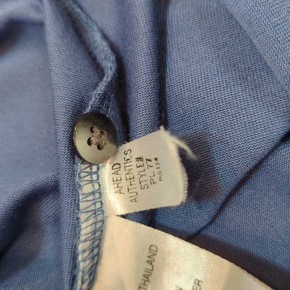 Ahead Men's Blue Short Sleeve Polo Shirt Size Medium Interlachen Country Club - Picture 8 of 9